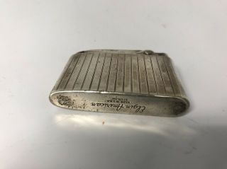 Vintage Ronson Cigarette Lighter W/ Sterling Silver 925 Elgin American Case 6