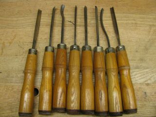 Vintage Germany Wood Carving Chisels Ss Co.  Ltd.