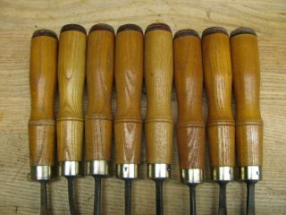 Vintage Germany wood carving chisels SS Co.  LTD. 4