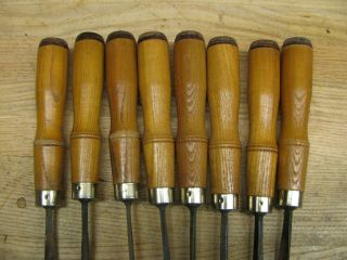 Vintage Germany wood carving chisels SS Co.  LTD. 5
