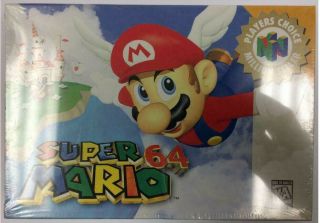Mario 64 Nintendo N64 Factory Nib Rare Vhtf Oop