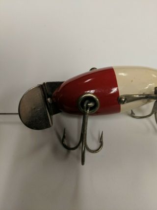 Vintage Creek Chub Dinger Glass Eyed Wooden Bass Fishing Lure Antique Tackle 8