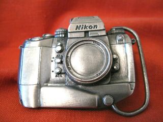 Pre - Owned Vintage Nikon Metal Belt Buckle Limited Edition 3051 Of 5,  500