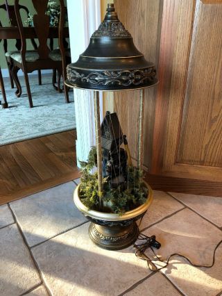 Vintage Mill Oil Rain Motion Hanging Lamp Cabin