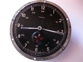 Vintage Kienzle 8 Day Clock Military Airplane Car Dashboard Clock