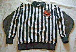 Vintage Authentic Pat Dapuzzo 60 Nhl Referee Linesman Jofa Jersey - Size 50