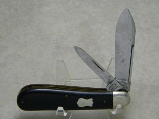Rare Vintage American Shear & Knife Co.  Rosewood Jumbo Jack Knife C.  1853 - 1914