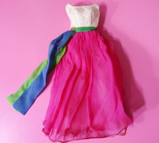 Vintage Barbie Fraternity Dance Dress N/mint