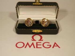 Vintage Omega Watch Movement: Cufflinks Cal 