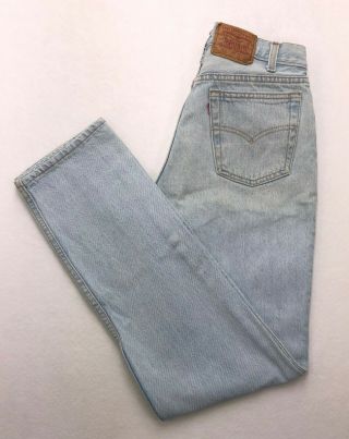 G316 Vtg 90s Usa Made Levis 701 Student Mom Jeans Sz 29x32 (mea 27x32) Like 501