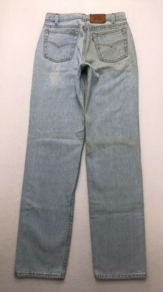 G316 VTG 90s USA Made Levis 701 Student Mom Jeans sz 29x32 (Mea 27x32) Like 501 4