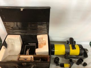 Vtg Soligor Short Tube Catadioptric Telescope Japan Complete Case Bundle 600mm