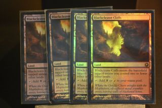 Foil Playset - Magic The Gathering : Blackcleave Cliffs - Som