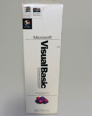 Microsoft Visual Basic 5.  0 Professional full version vintage 3