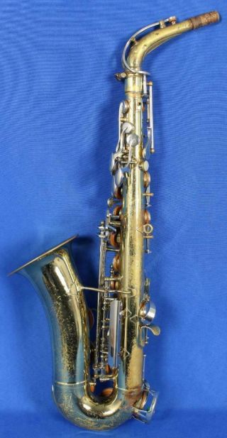 Vintage Armstrong 3000 Alto Saxophone Sax Woodwind Instrument w/ Case 7