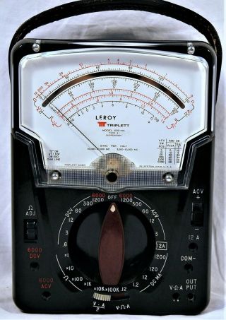 Triplett Model 630 - Na Multimeter,  Analog Multimeter