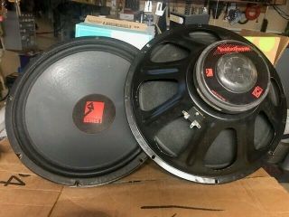 Vintage Rockford Fosgate Series 1 Subwoofers 15 Inch 8oh (circa 92 - 93) Sppr 158