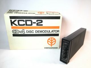 Kenwood Vintage Old Stock Kcd - 2 Disc Demodulator Cd - 4 Nib Nos Mib