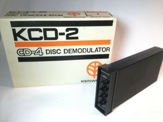 KENWOOD VINTAGE OLD STOCK KCD - 2 DISC DEMODULATOR CD - 4 nib nos mib 3