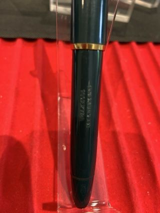 RARE SOENNECKEN 100 EXTRA GREEN CELLULOID VINTAGE FOUNTAIN PEN 2