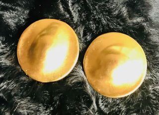 Impeccably Vintage Robert Lee Morris Gold Plated Clip Earrings