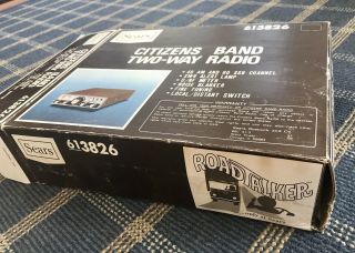 VINTAGE Sears Citizens Band Two Way Radio SSB 613826 RoadTalker 40 NOS 8