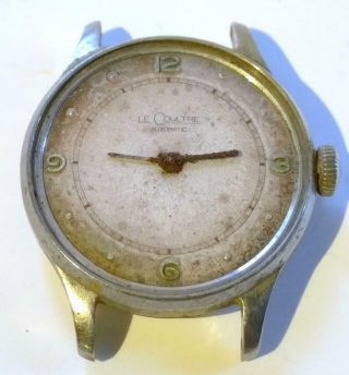 Vintage Jaeger Lecoultre Bumper Automatic Watch Caliber 12a 476 For Parts/repair