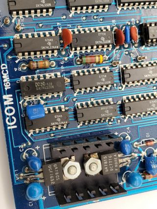 ICOM Computer Memory Board BUS S16K 16k 16 MCD 1970s VTG Altair 8800 8800B ? 8
