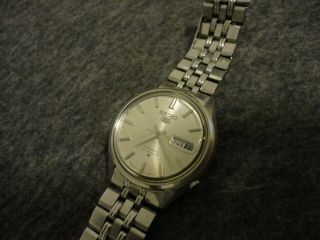 Seiko 6119 - 7090 Mens 21j Automatic Vintage Stainless Day/date Watch - Serviced