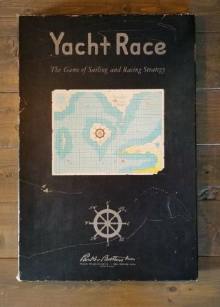 Parker Brothers Vintage 1961 Yacht Race Board Game Complete Sailing And Racing