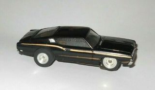 Vintage Aurora Ho T - Jet Ford Torino Slot Car,  Rare Black Color