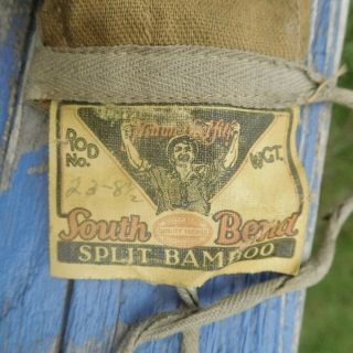 Rare Old South Bend Fishing Fly Rod Model 23 8 1/2: "
