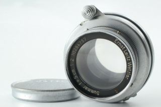 【rare Exc,  】 Leica Leitz Summar 5cm 50mm F/ 2 Standad Lens Screw Mount 9037