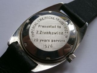 Vintage gents wristwatch GIRRARD automatic watch spares ETA 2783 swiss 6