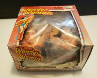 Vintage Dc Comics Wonder Woman Lynda Carter Rare Canada Roller Skates Mib 1975