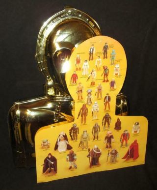 Vintage Star Wars C - 3po Carrying Case 1983 Action Figure Collector Case