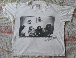 Very Rare Manic Street Preachers T Shirt Vintage 90s Manics Mitch Ikeda