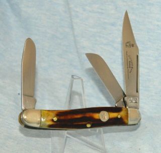 Rare Colonel Coon Stag Stockman Knife " Tennessee " Near No Case /b