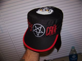 Vintage 1983 Motley Crue Shout At The Devil Painters Cap Hat W/ Tails Sz M