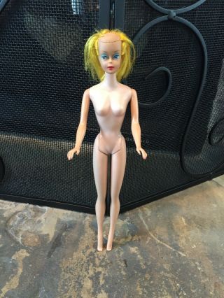 Vintage 1962 Color Magic? Yellow Hair Midge Barbie Doll By Mattel