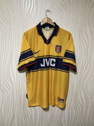 Arsenal 1997 1998 1999 Away Football Soccer Shirt Jersey Nike Vintage