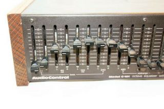 VINTAGE AUDIO CONTROL MODEL C - 101 OCTAVE EQUALIZER SPECTRUM ANALYZER 3