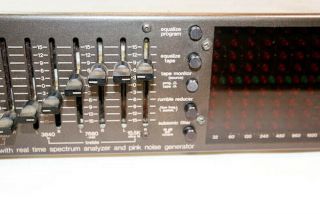 VINTAGE AUDIO CONTROL MODEL C - 101 OCTAVE EQUALIZER SPECTRUM ANALYZER 5