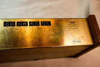 VINTAGE AUDIO CONTROL MODEL C - 101 OCTAVE EQUALIZER SPECTRUM ANALYZER 8