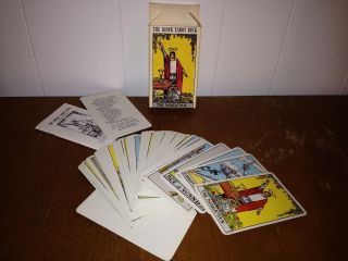 Vintage 1971 The Rider Tarot Deck Cards Waite Complete Made in Switzerland Rare 3