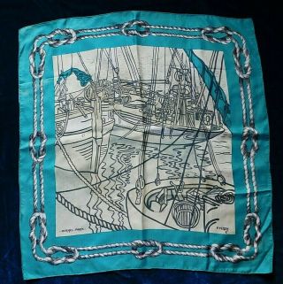 Vintage Hermes Silk Scarf 