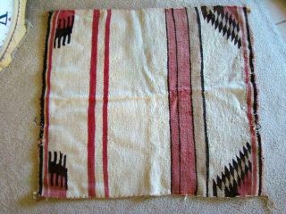Vintage Hand Woven Navajo Native American Indian Saddle Blanket