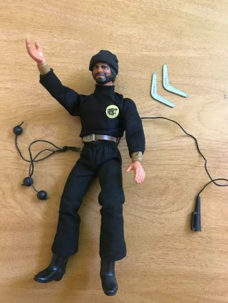 Vtg Mattel Big Jim Whip Commander Leader Wolf Pack Jim 70s Action Figure