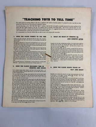 Vintage Dr Pepper Tick Tock Time Table 2