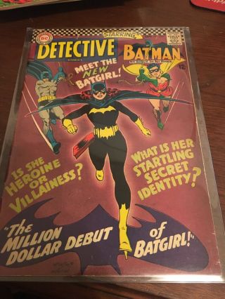 Detective Comics 359 Barbara Gordon 1st Appearance Of Bat Girl Rare